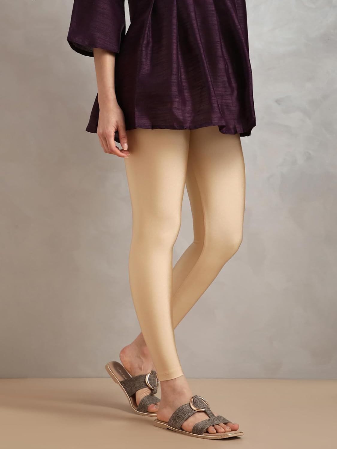 Twin Birds Women's Stretch Shimmer Leggings - Image 39
