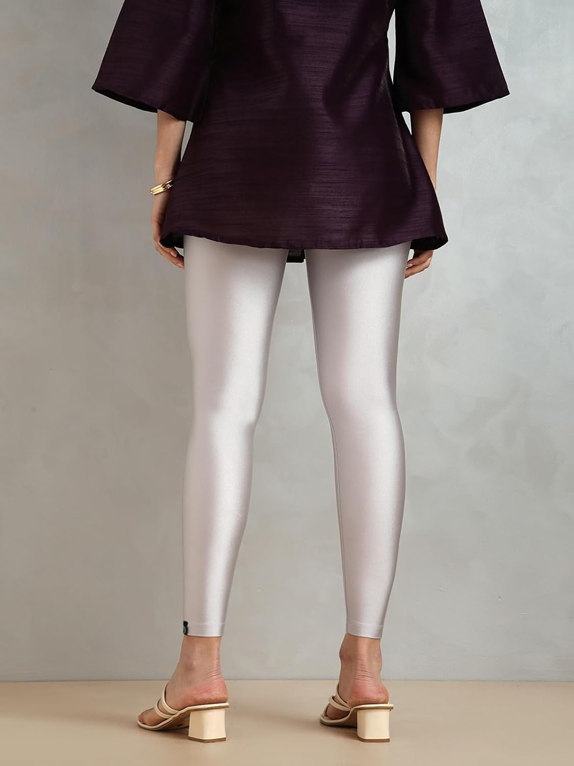 Twin Birds Women's Stretch Shimmer Leggings - Image 58