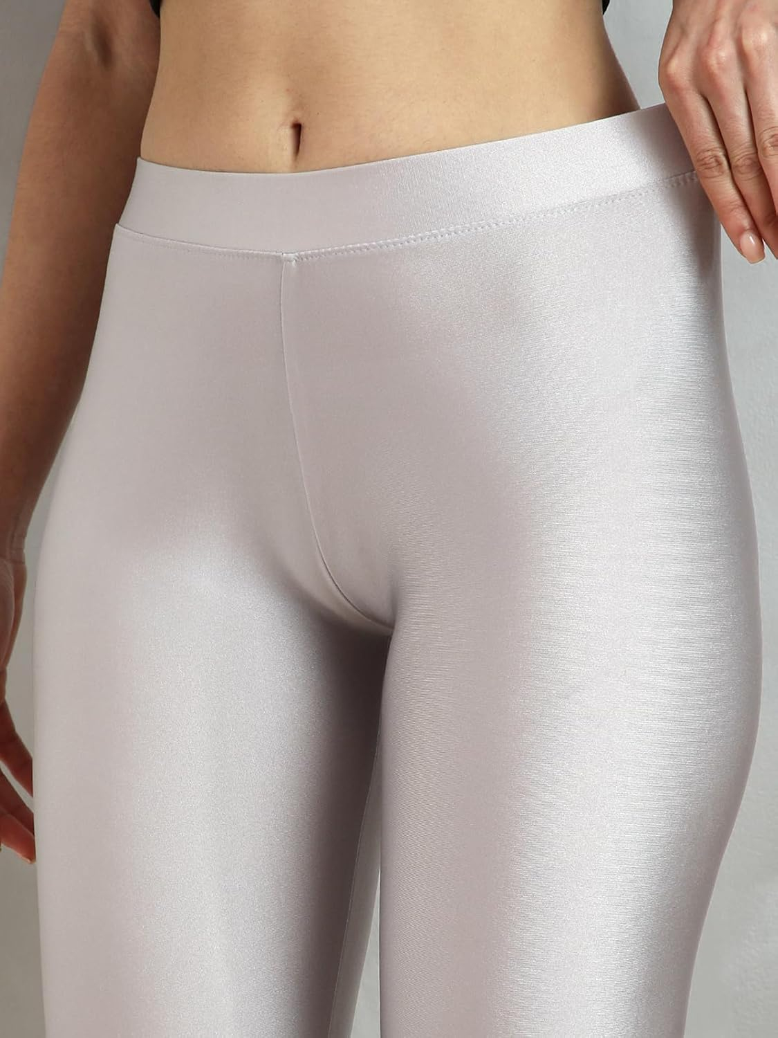 Twin Birds Women's Stretch Shimmer Leggings - Image 59