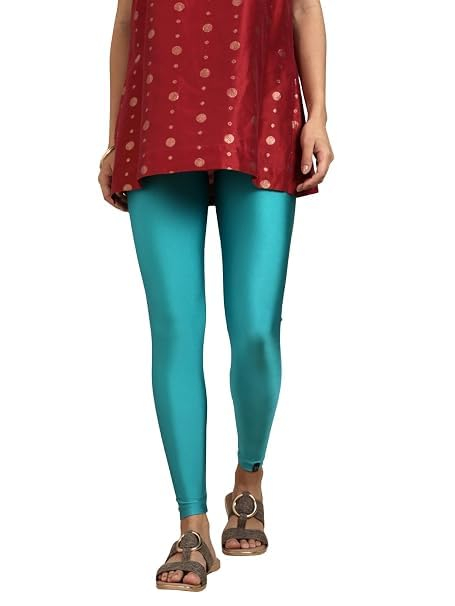 Twin Birds Women's Stretch Shimmer Leggings - Image 67
