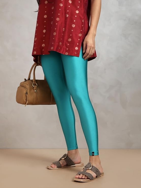 Twin Birds Women's Stretch Shimmer Leggings - Image 68