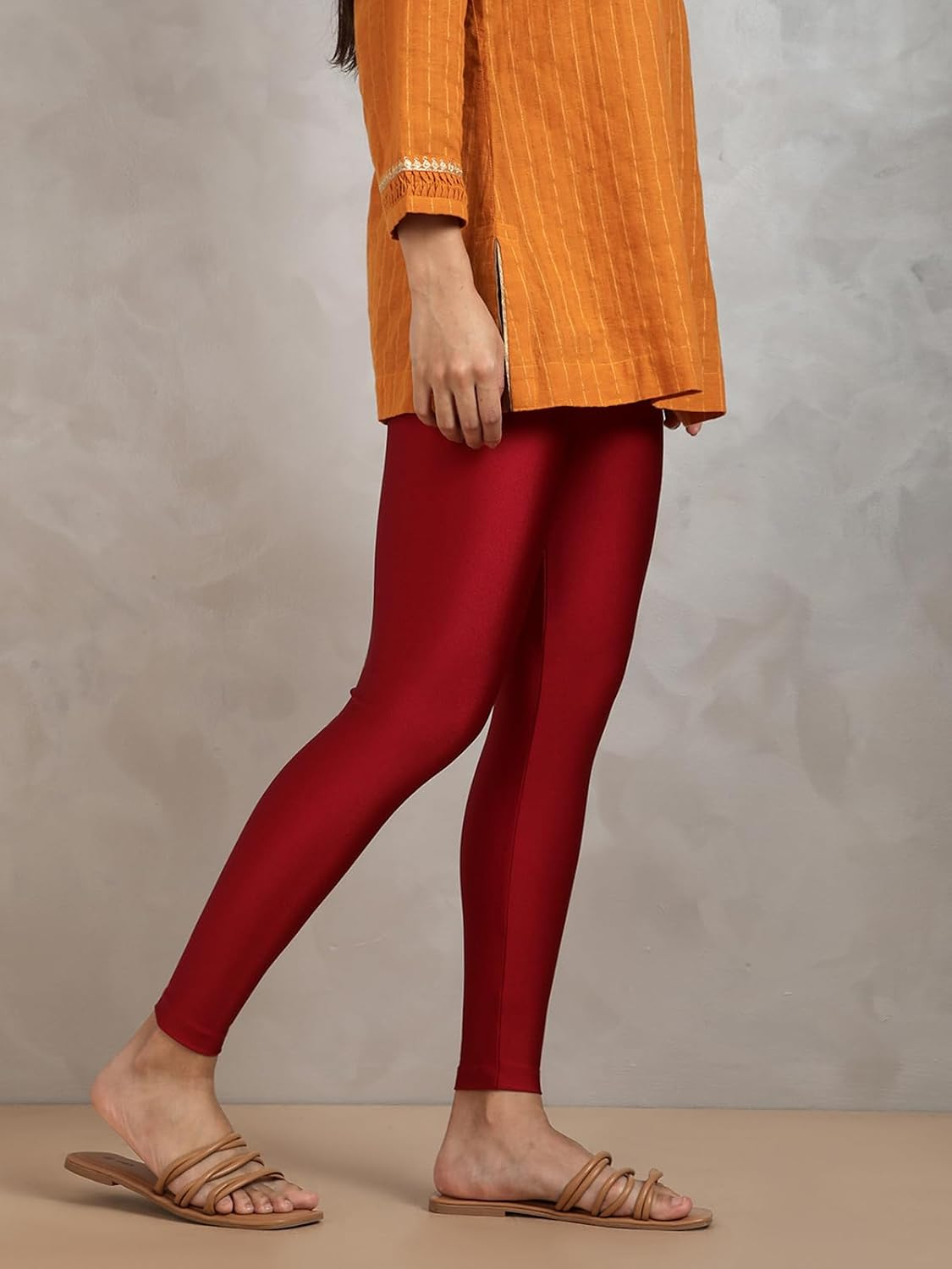 Twin Birds Women's Stretch Shimmer Leggings - Image 87