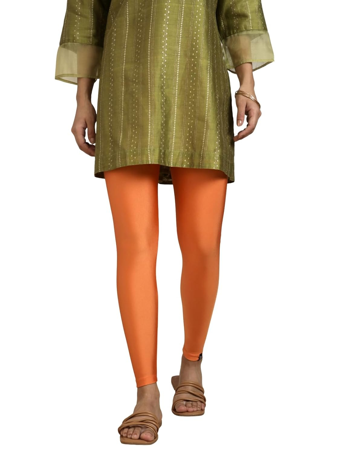 Twin Birds Women's Stretch Shimmer Leggings - Image 91