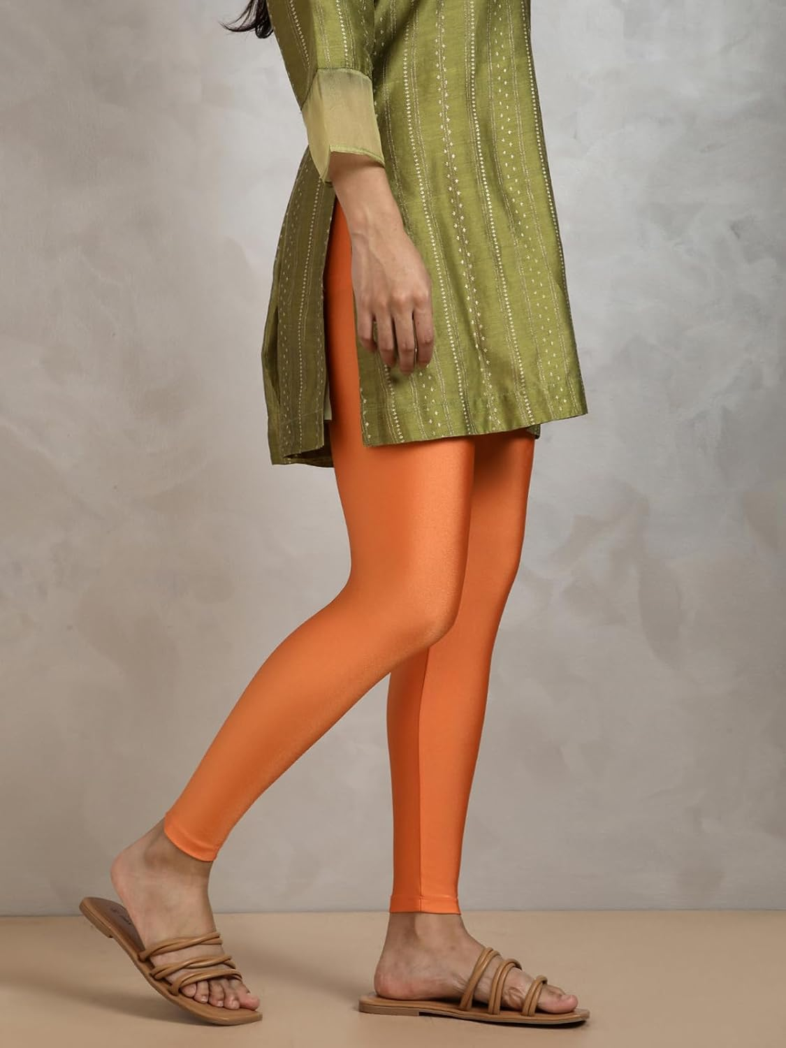 Twin Birds Women's Stretch Shimmer Leggings - Image 93
