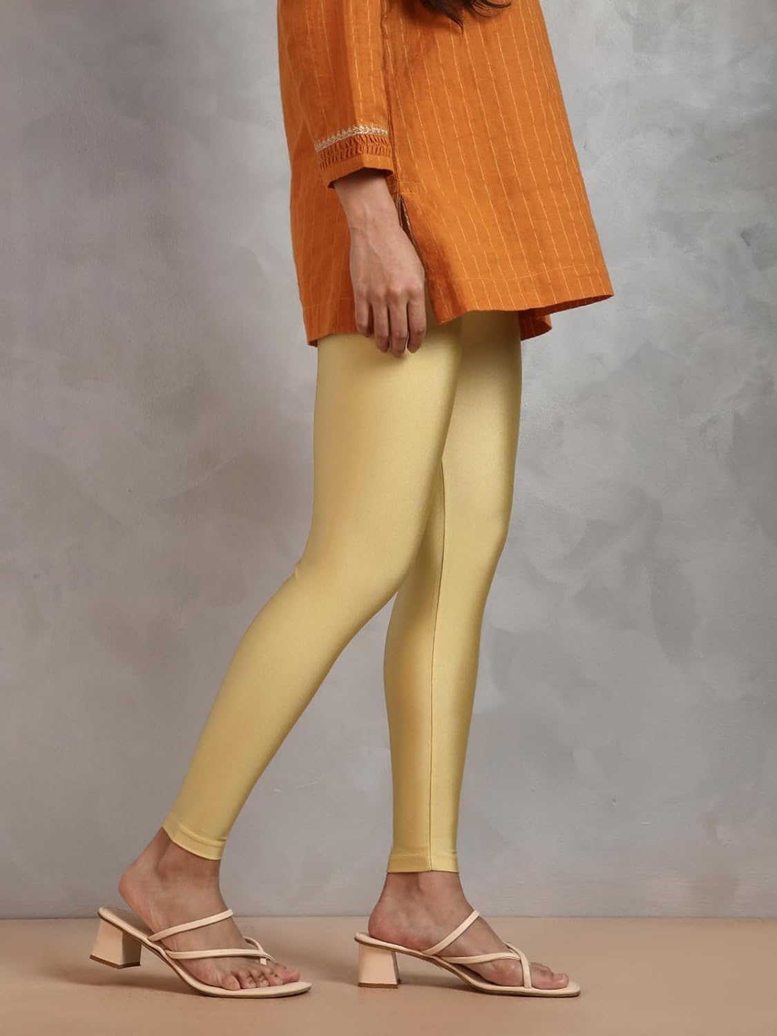 Twin Birds Women's Stretch Shimmer Leggings - Image 99