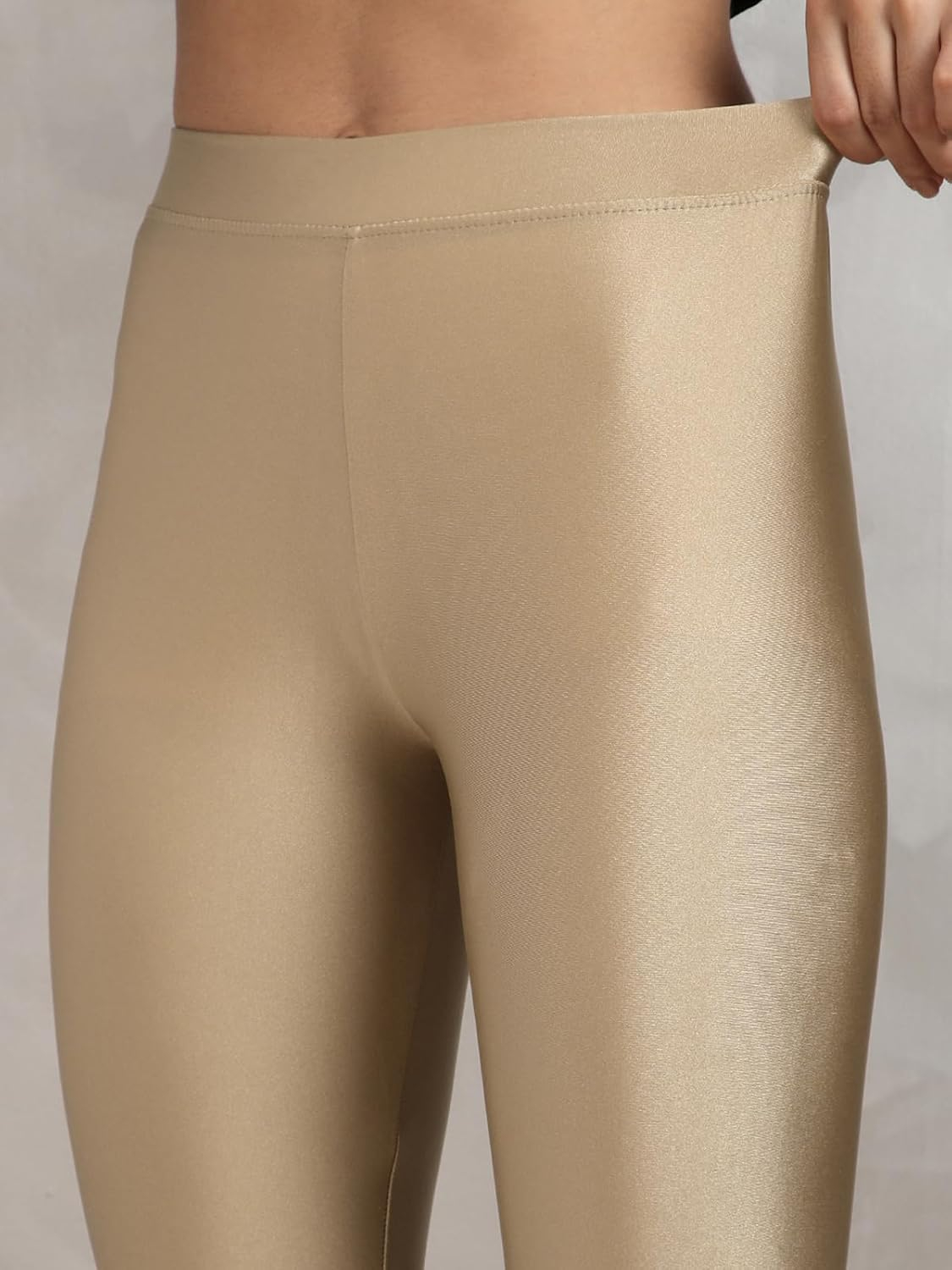 Twin Birds Women's Stretch Shimmer Leggings - Image 131