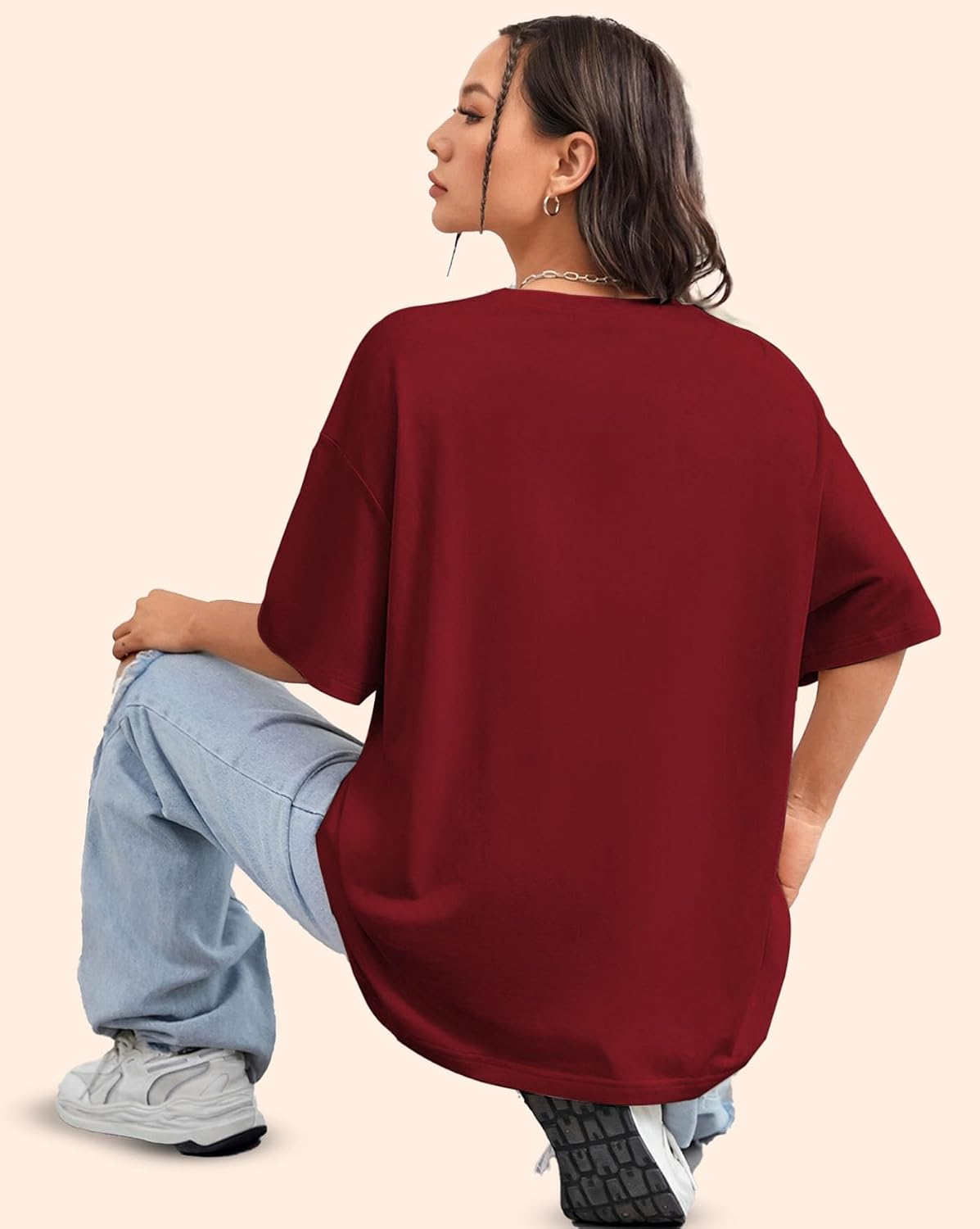 AUSK Women's Graphic Oversized T-Shirt - Image 3