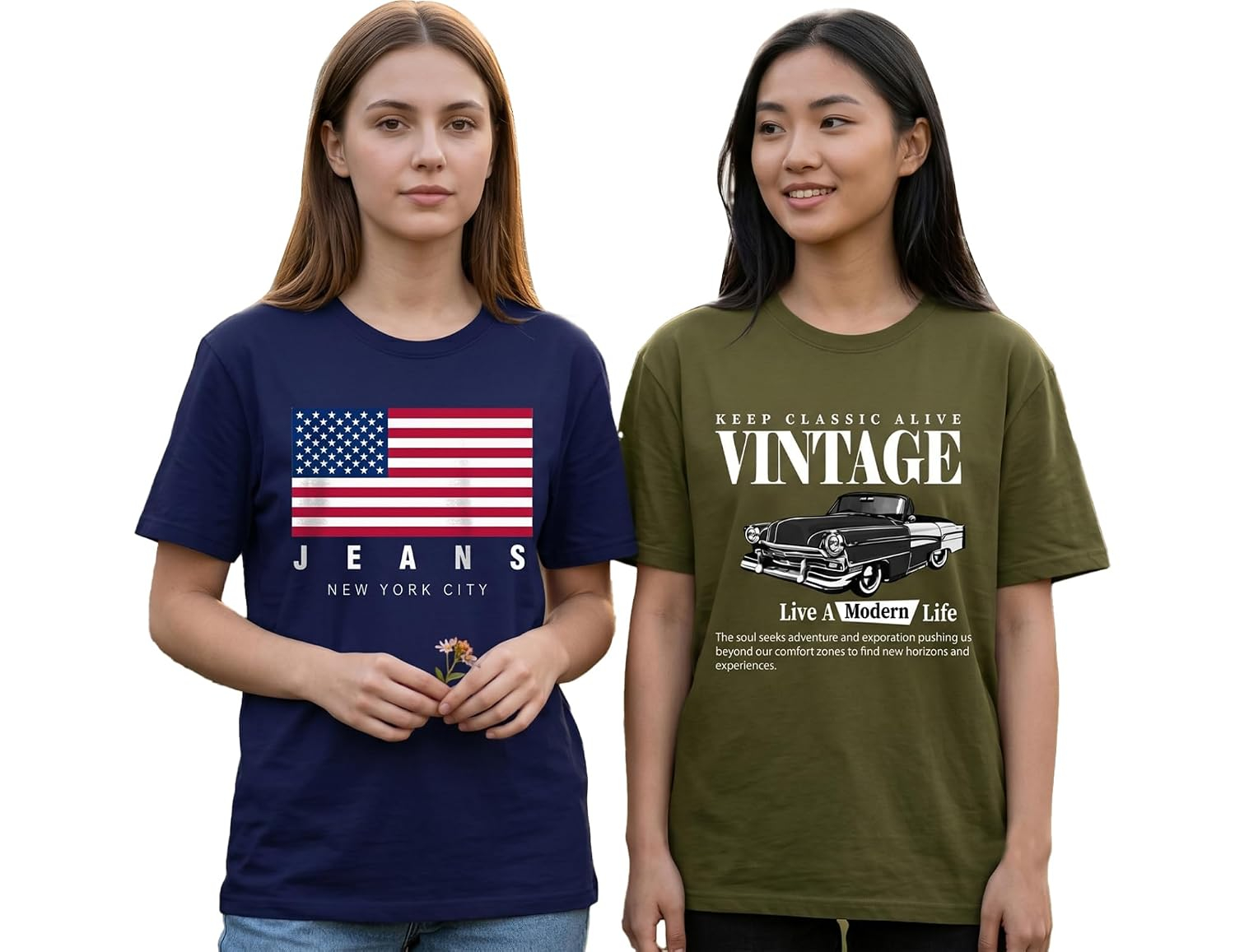 AUSK Women's Graphic Oversized T-Shirt - Image 26