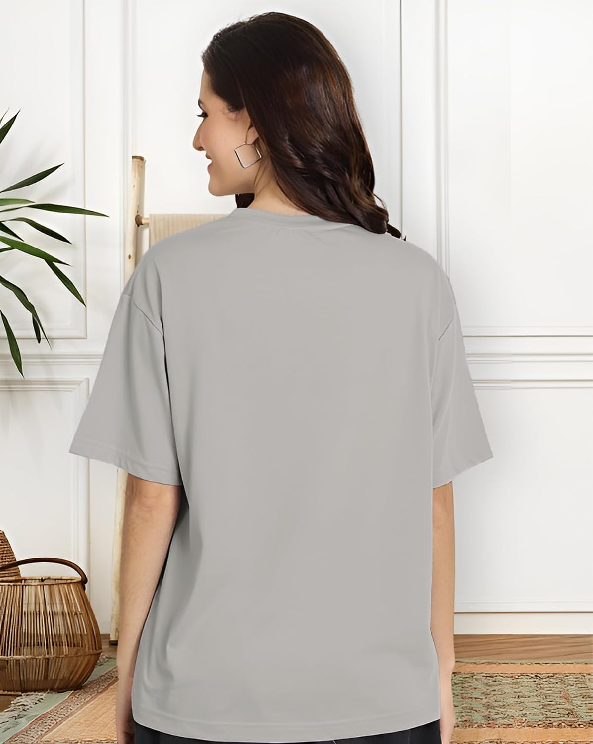 AUSK Women's Graphic Oversized T-Shirt - Image 53