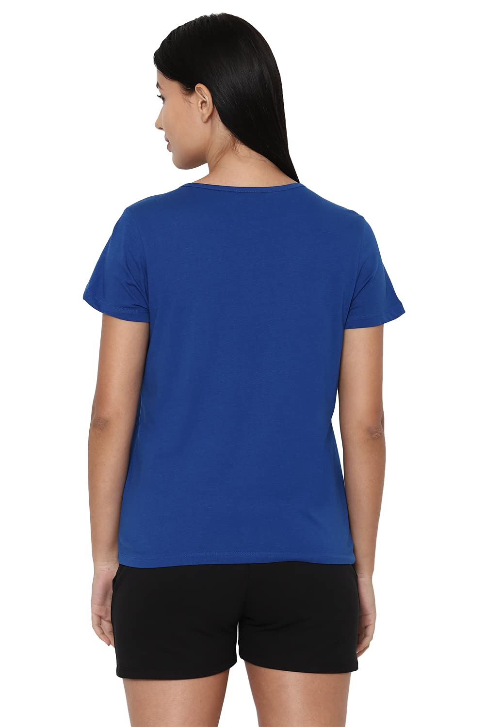 Allen Solly Women's Regular-Fit Cotton Crew-Neck T-Shirt - Image 18