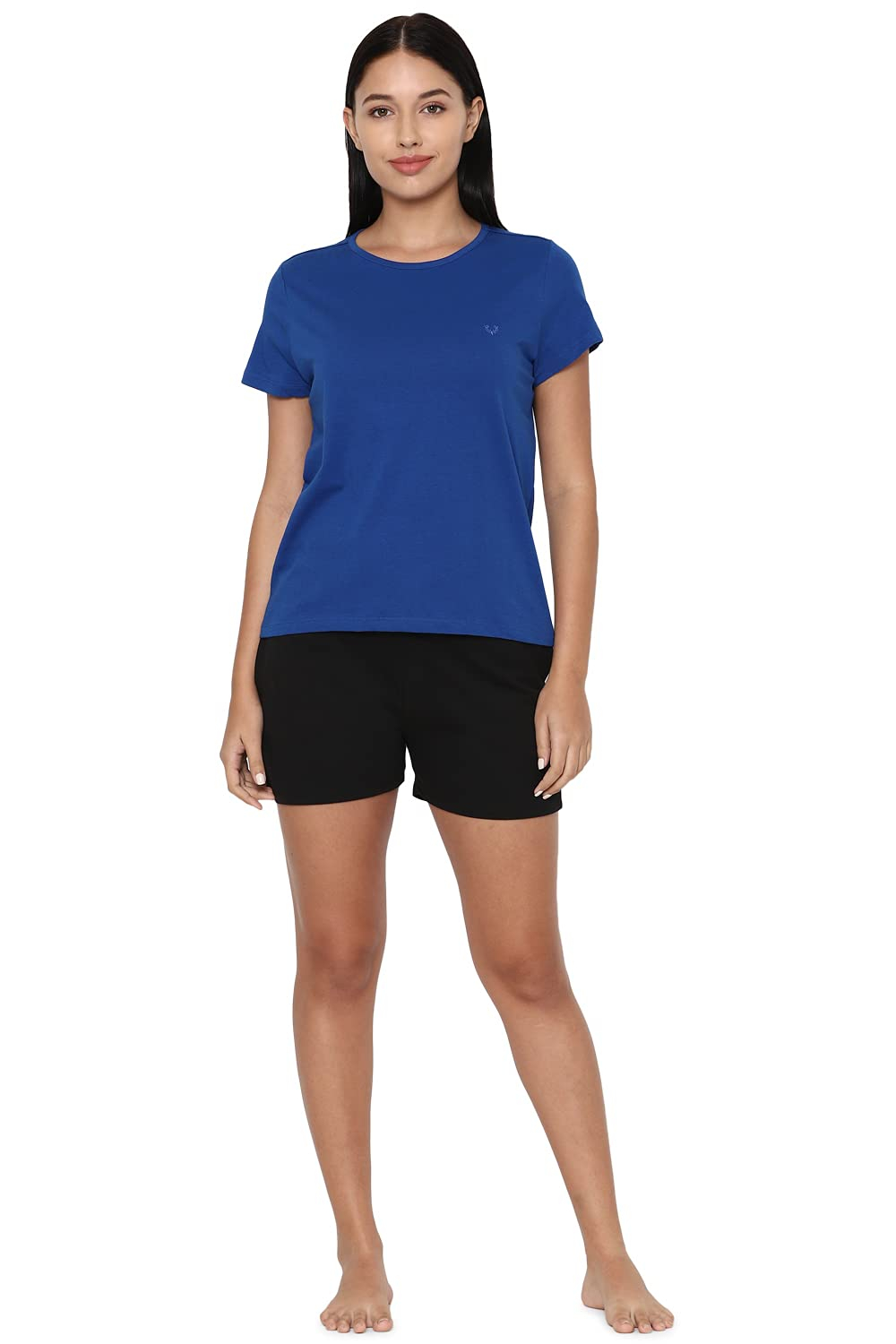 Allen Solly Women's Regular-Fit Cotton Crew-Neck T-Shirt - Image 20