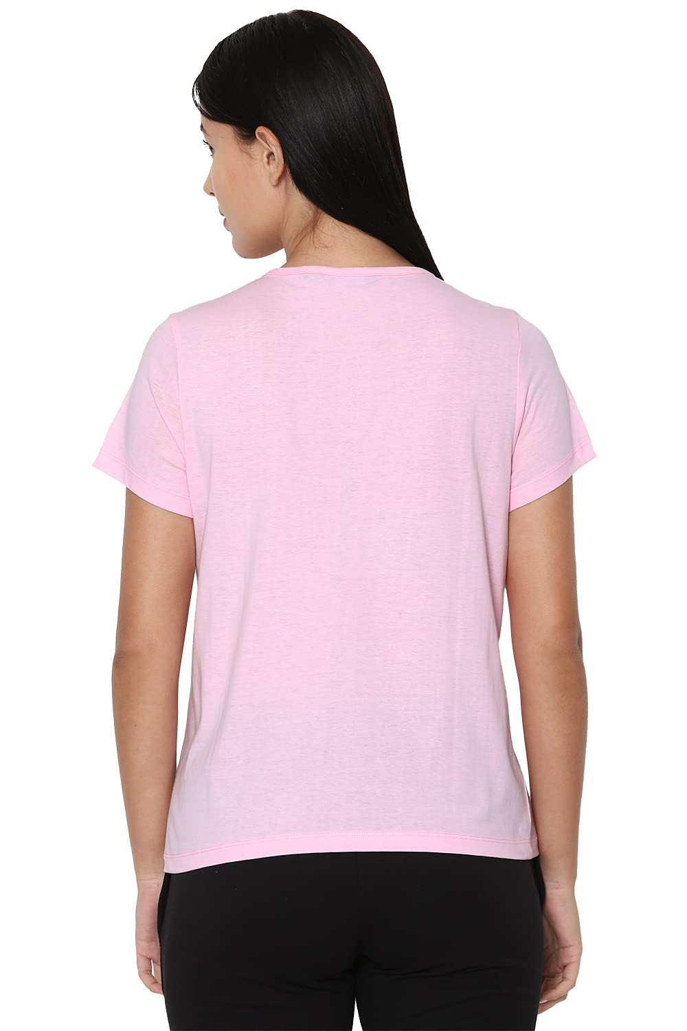 Allen Solly Women's Regular-Fit Cotton Crew-Neck T-Shirt - Image 33