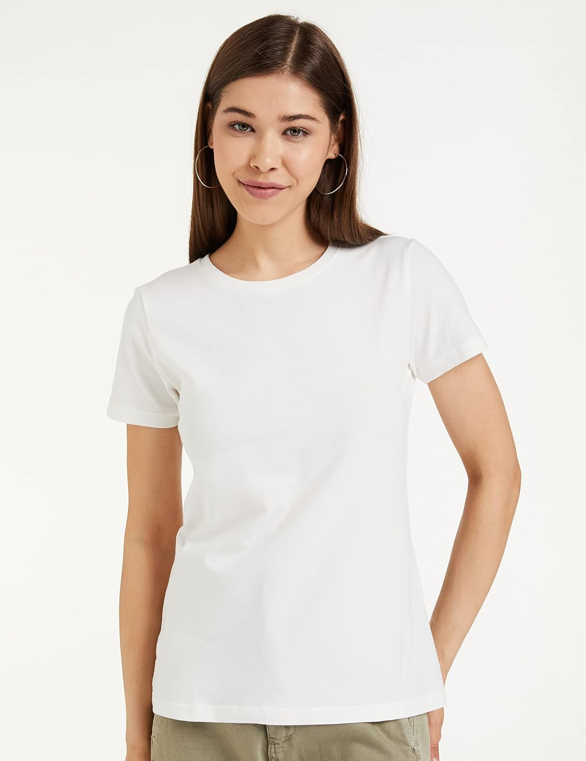 Symbol Women's Cotton-Stretch Round-Neck T-Shirts - Pack of 2 - Image 18