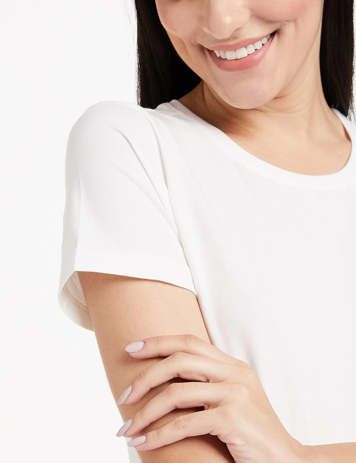 Symbol Women's Cotton-Stretch Round-Neck T-Shirts - Pack of 2 - Image 24