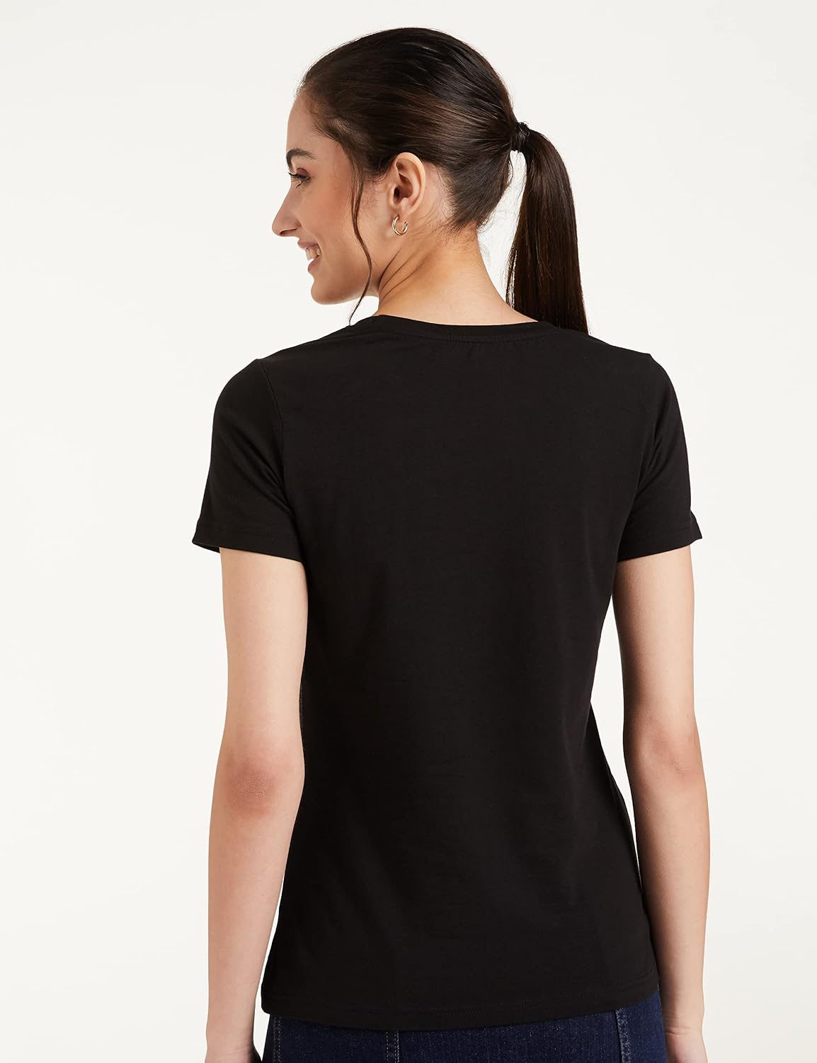 Symbol Women's Cotton-Stretch Round-Neck T-Shirts - Pack of 2 - Image 27