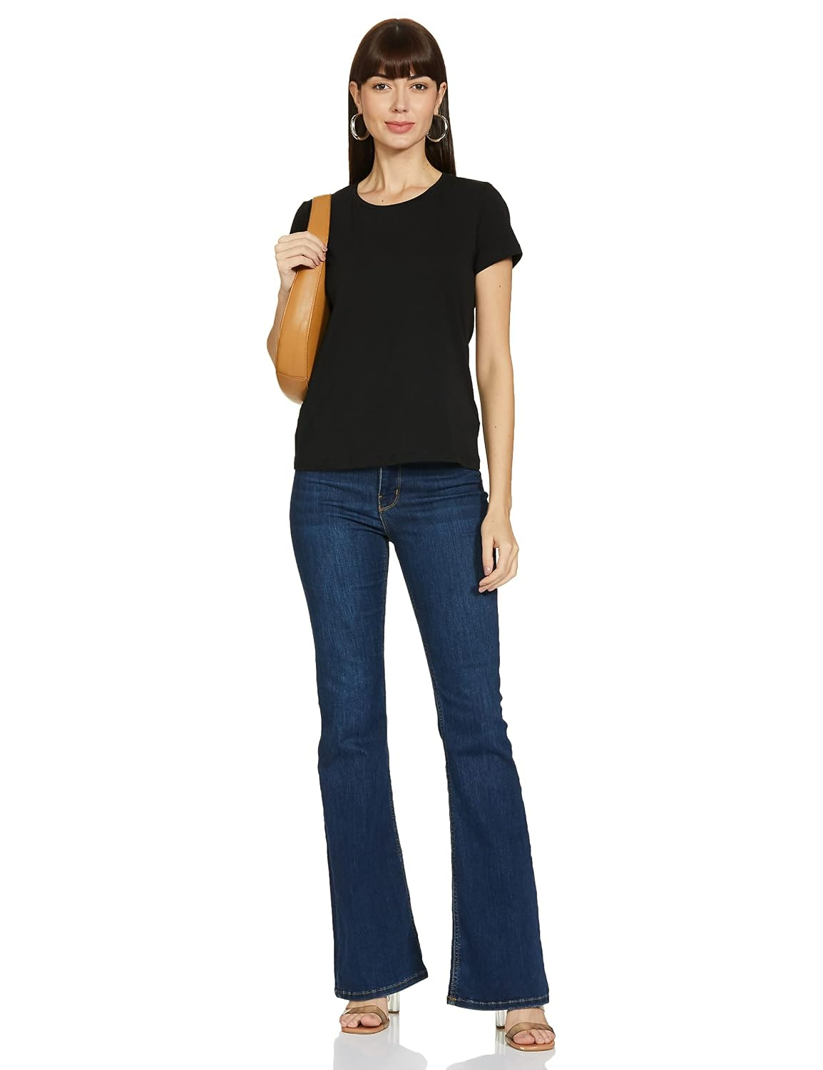 Symbol Women's Cotton-Stretch Round-Neck T-Shirts - Pack of 2 - Image 34