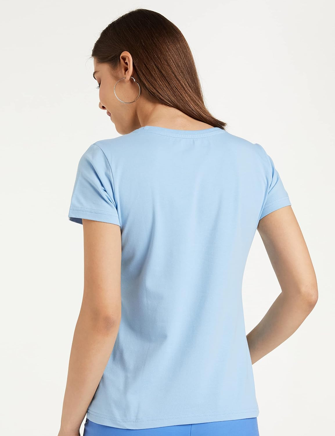 Symbol Women's Cotton-Stretch Round-Neck T-Shirts - Pack of 2 - Image 38