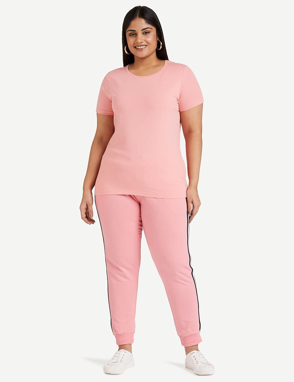 Symbol Women's Cotton-Stretch Round-Neck T-Shirts - Pack of 2 - Image 43