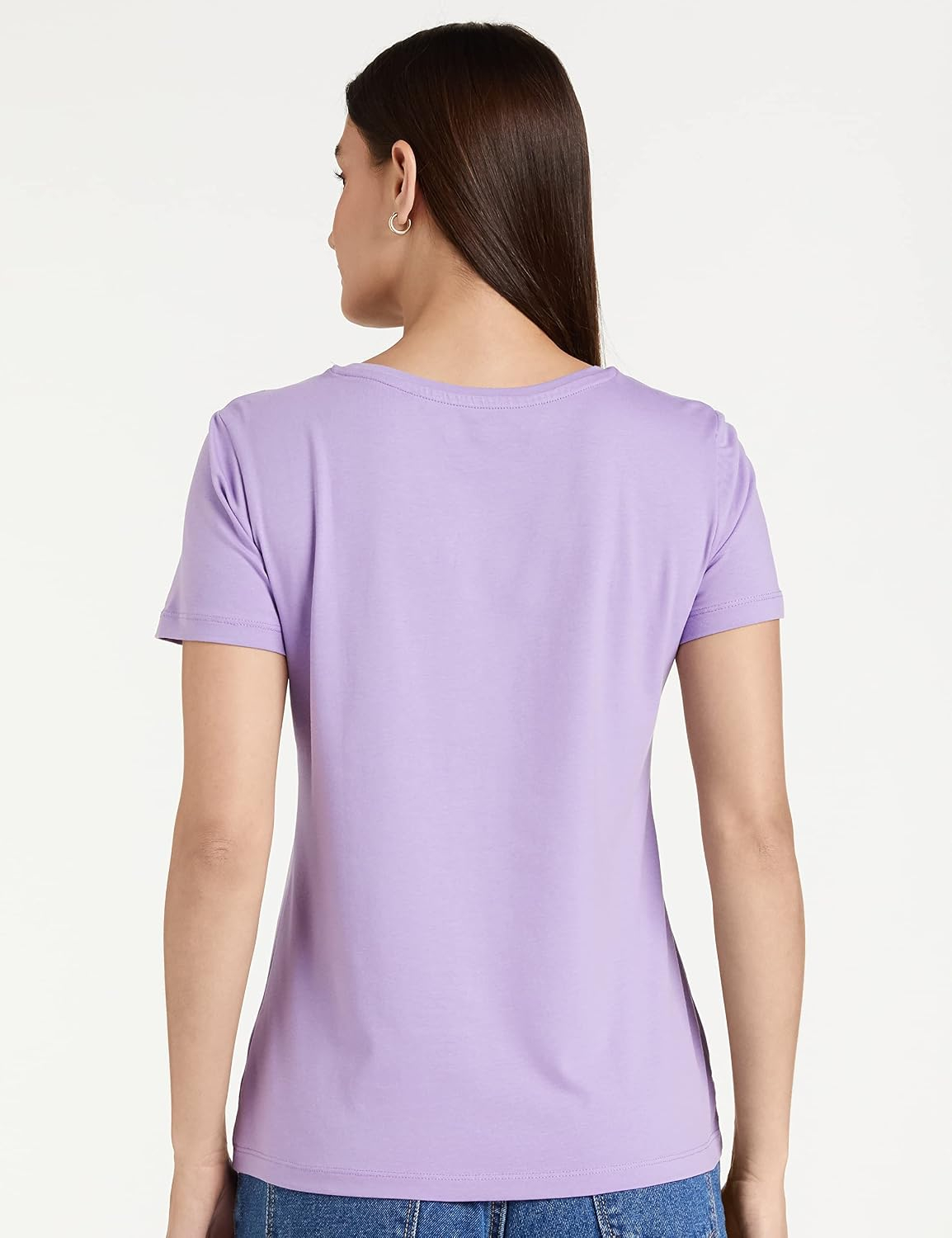 Symbol Women's Cotton-Stretch Round-Neck T-Shirts - Pack of 2 - Image 54