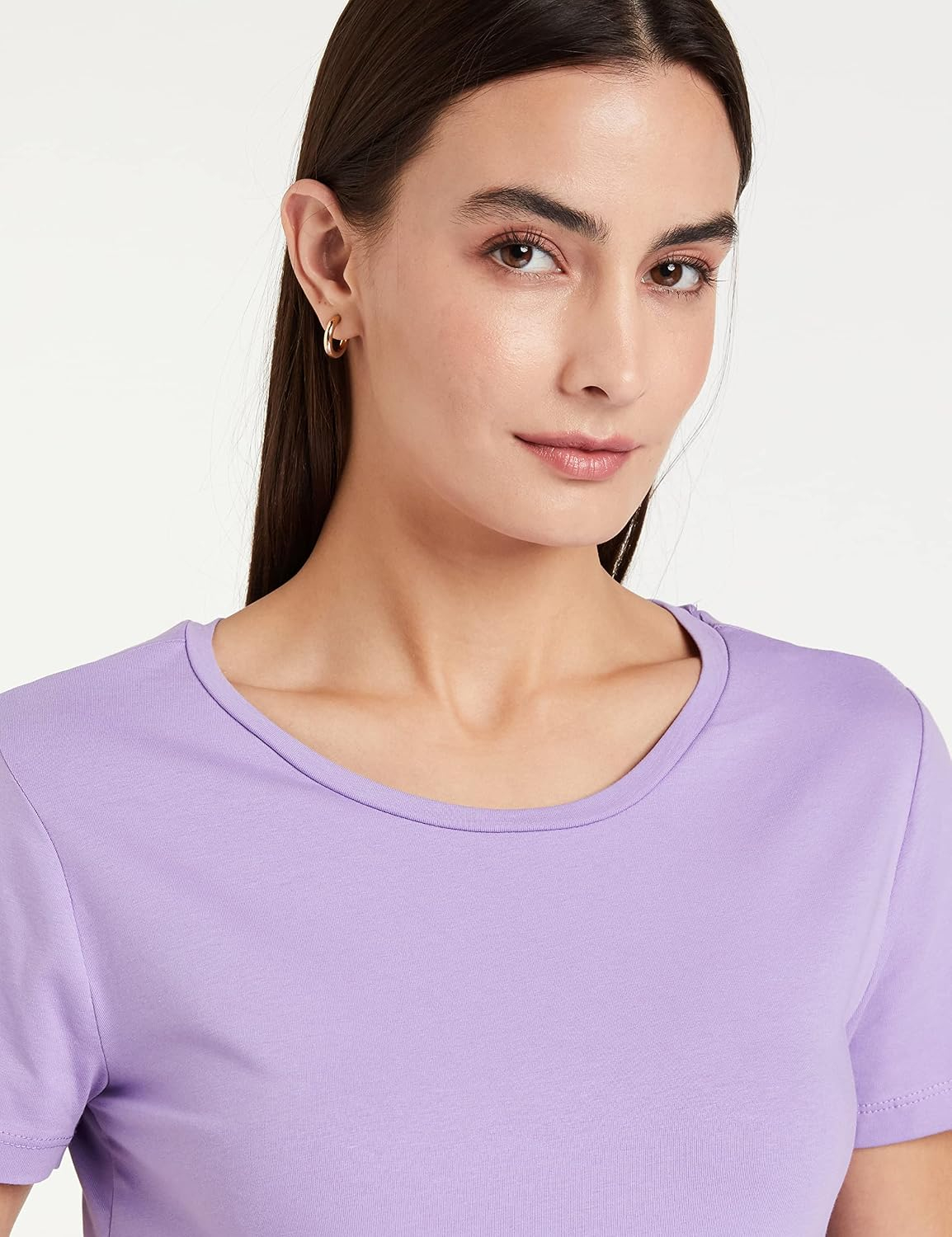 Symbol Women's Cotton-Stretch Round-Neck T-Shirts - Pack of 2 - Image 56