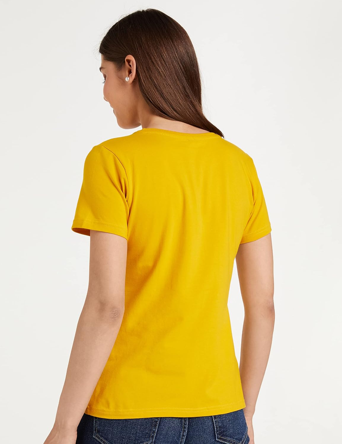 Symbol Women's Cotton-Stretch Round-Neck T-Shirts - Pack of 2 - Image 76