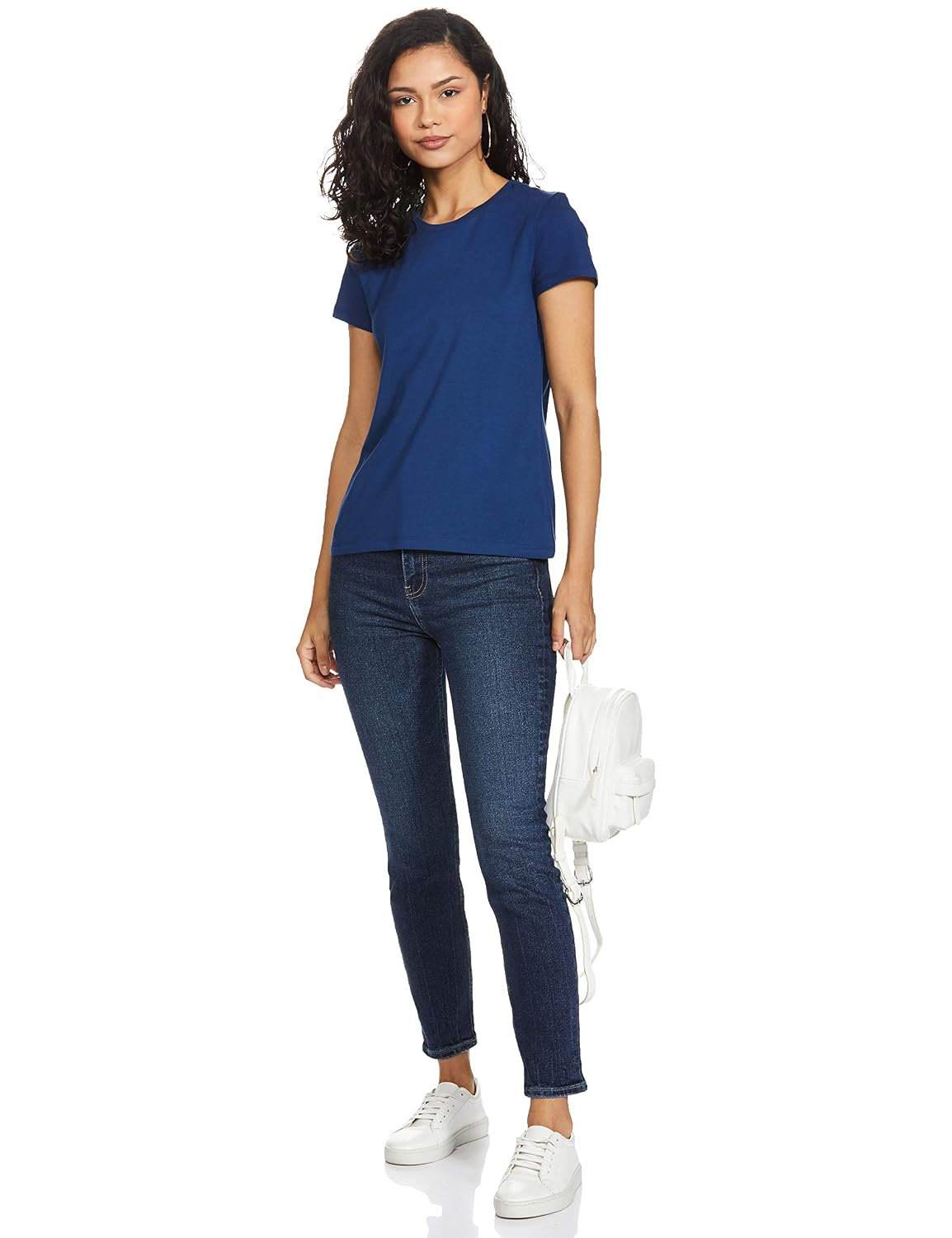 Symbol Women's Cotton-Stretch Round-Neck T-Shirts - Pack of 2 - Image 100