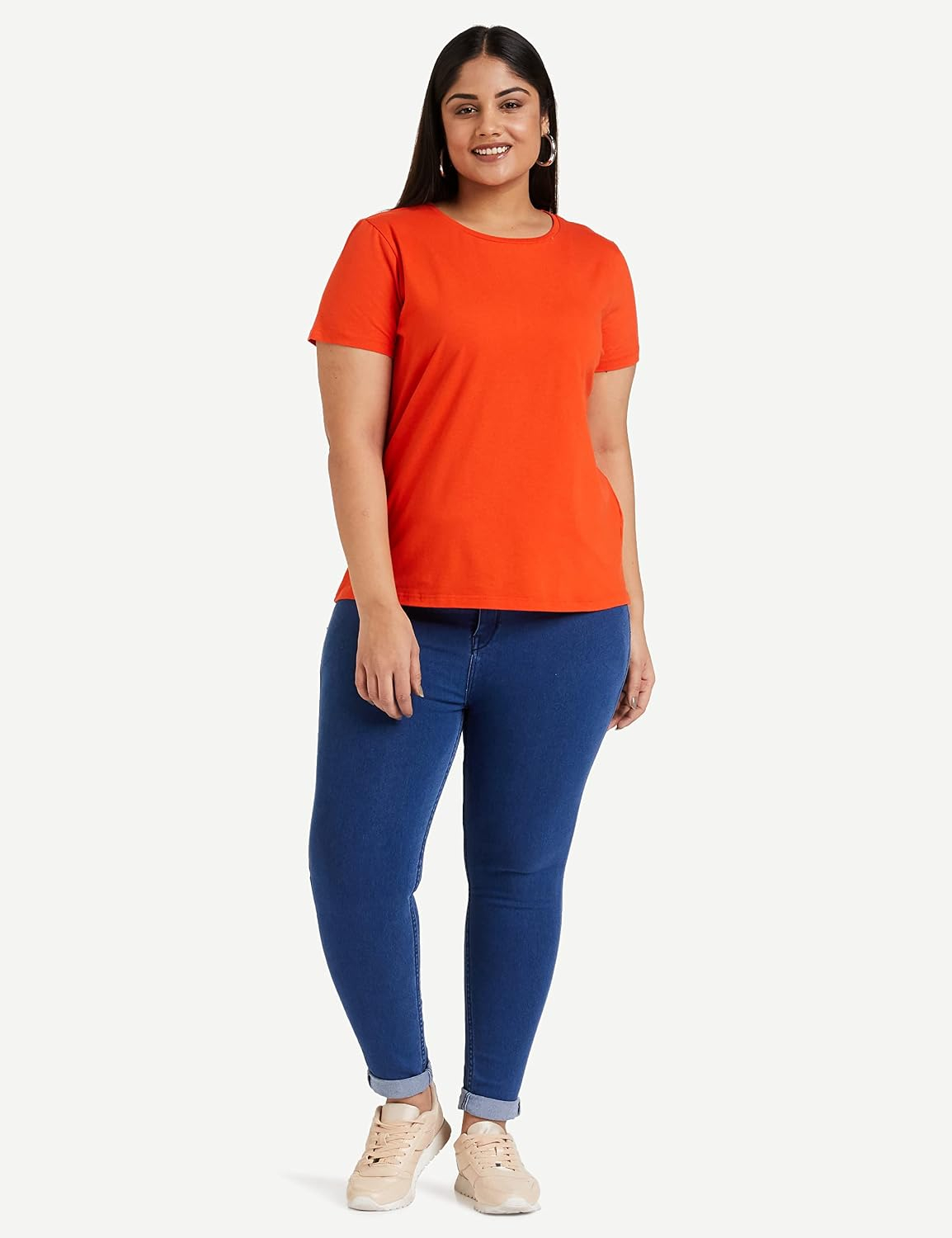 Symbol Women's Cotton-Stretch Round-Neck T-Shirts - Pack of 2 - Image 108