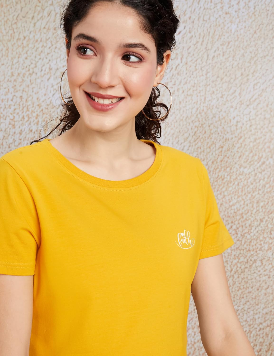 Symbol Women's Cotton-Stretch Round-Neck T-Shirts - Pack of 2 - Image 127