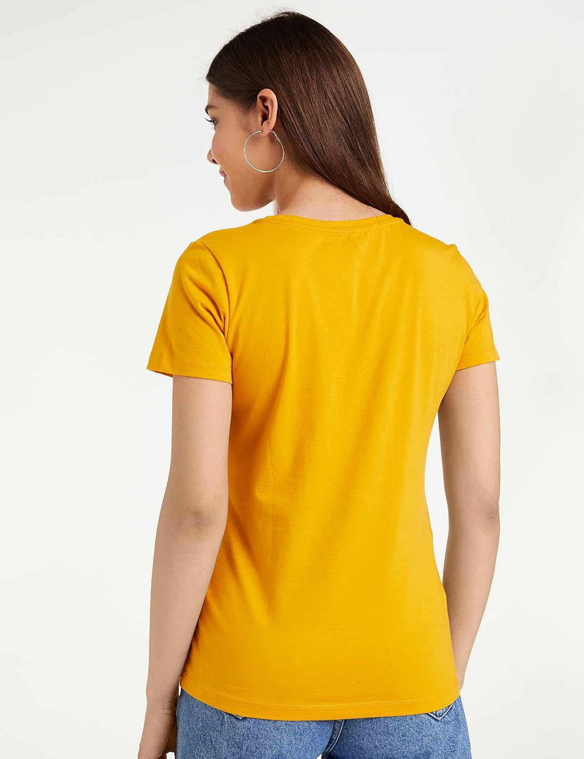 Symbol Women's Cotton-Stretch Round-Neck T-Shirts - Pack of 2 - Image 131