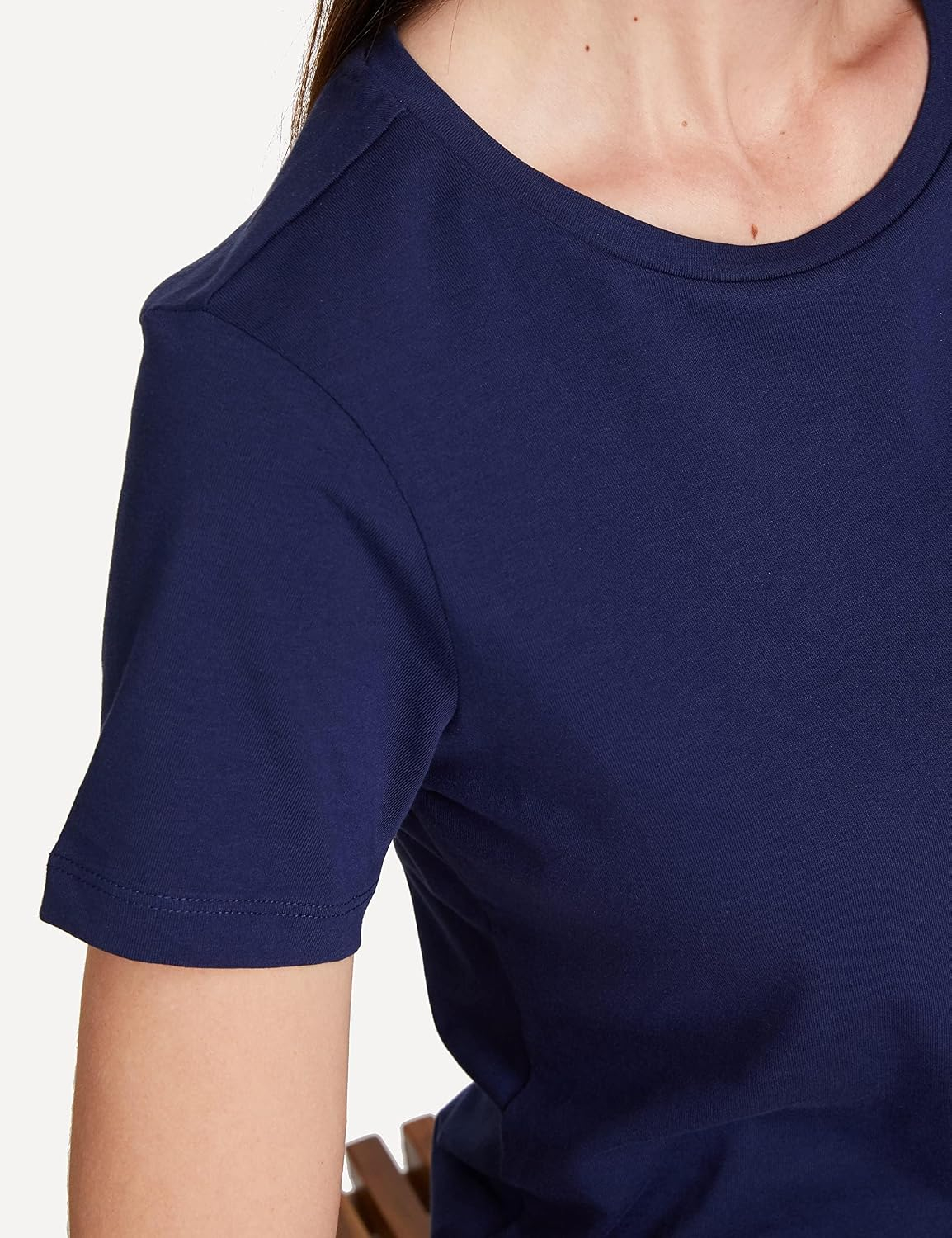 Symbol Women's Cotton-Stretch Round-Neck T-Shirts - Pack of 2 - Image 136
