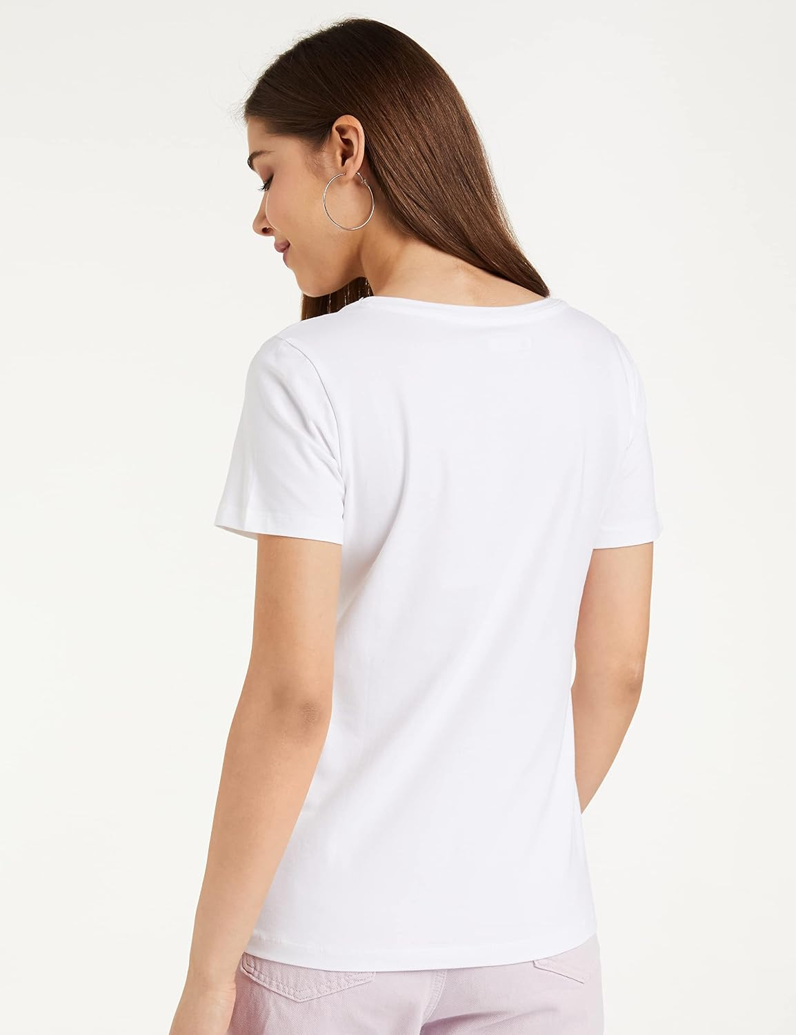 Symbol Women's Cotton-Stretch Round-Neck T-Shirts - Pack of 2 - Image 140