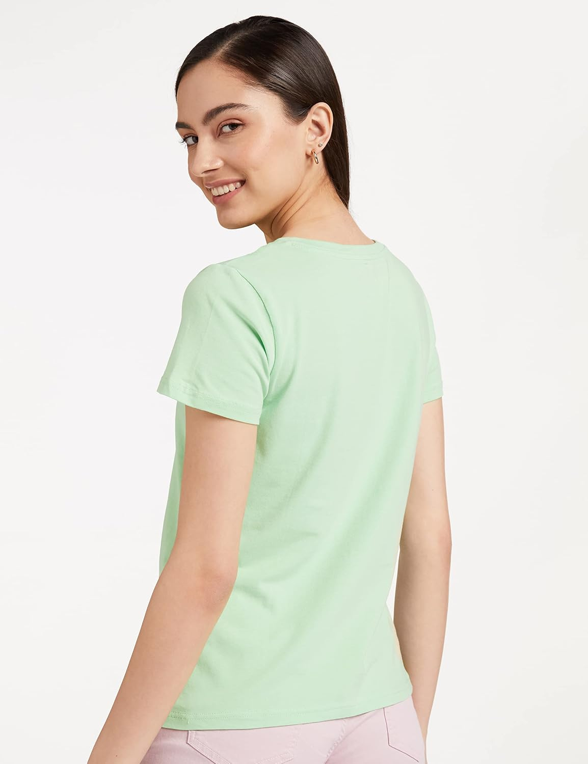 Symbol Women's Cotton-Stretch V-Neck T-Shirts - Pack of 2 - Image 30