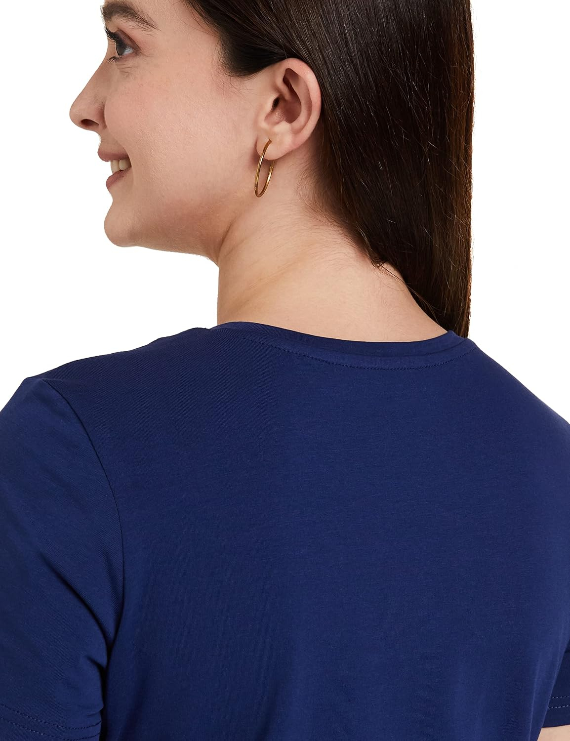 Symbol Women's Cotton-Stretch V-Neck T-Shirts - Pack of 2 - Image 53