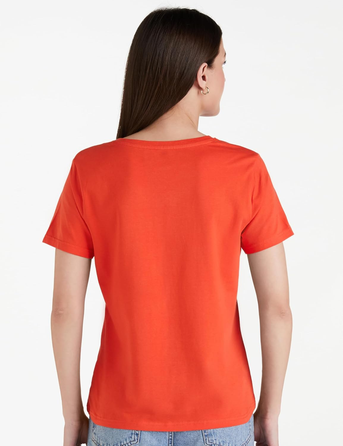 Symbol Women's Cotton-Stretch V-Neck T-Shirts - Pack of 2 - Image 71