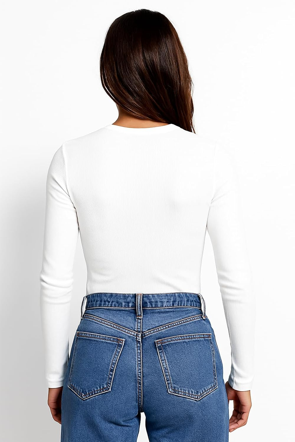 London Hills Women's Long-Sleeve Ribbed Top - Image 9