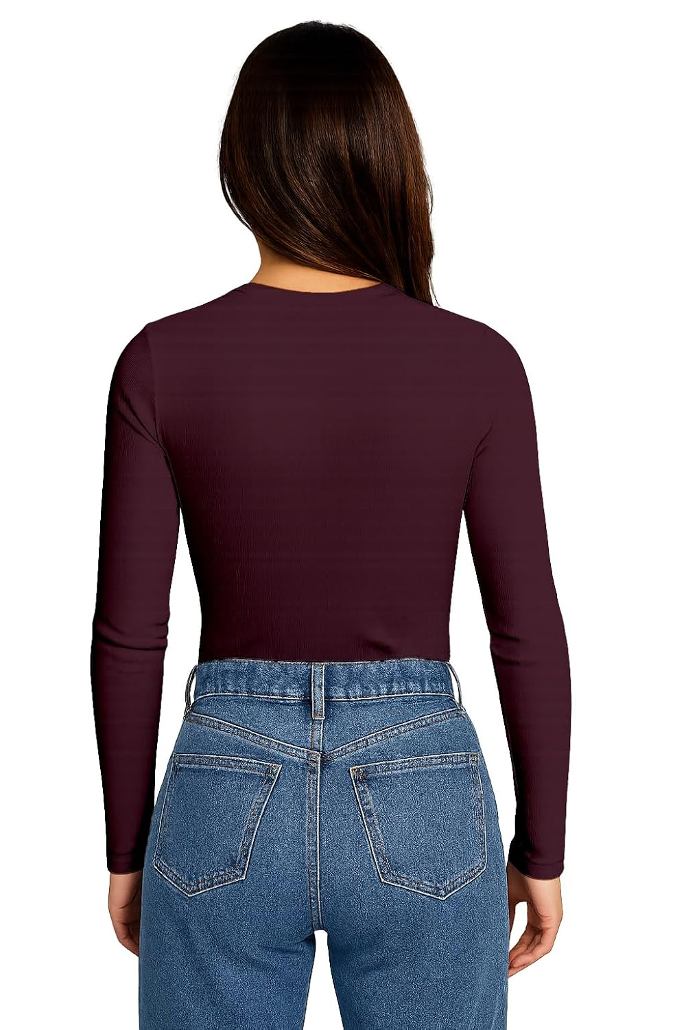 London Hills Women's Long-Sleeve Ribbed Top - Image 11