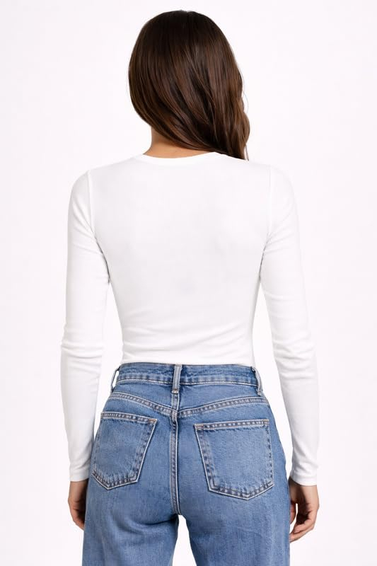 London Hills Women's Long-Sleeve Ribbed Top - Image 17