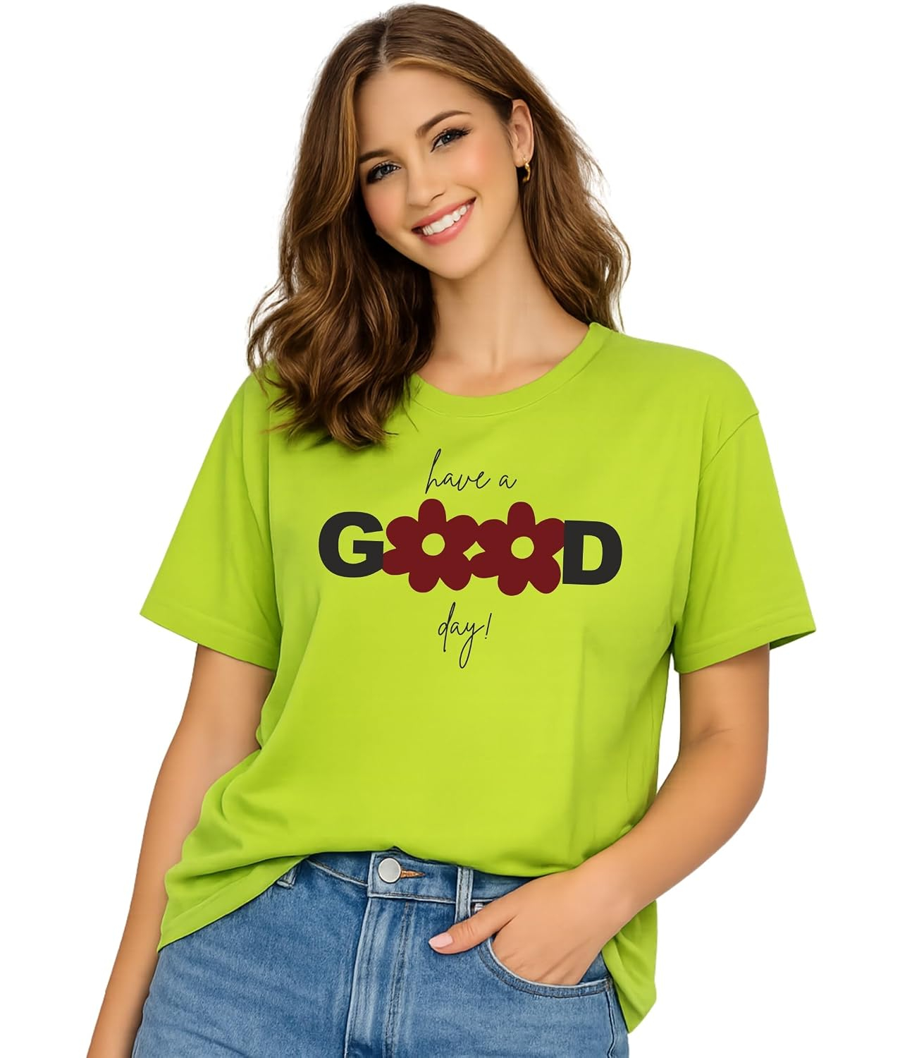 London Hills Women's Loose-Fit Graphic T-Shirt