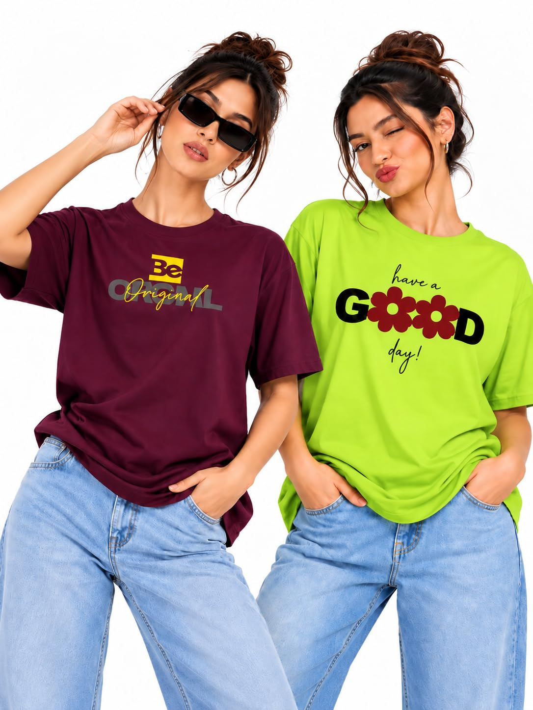 London Hills Women's Loose-Fit Graphic T-Shirt - Image 13