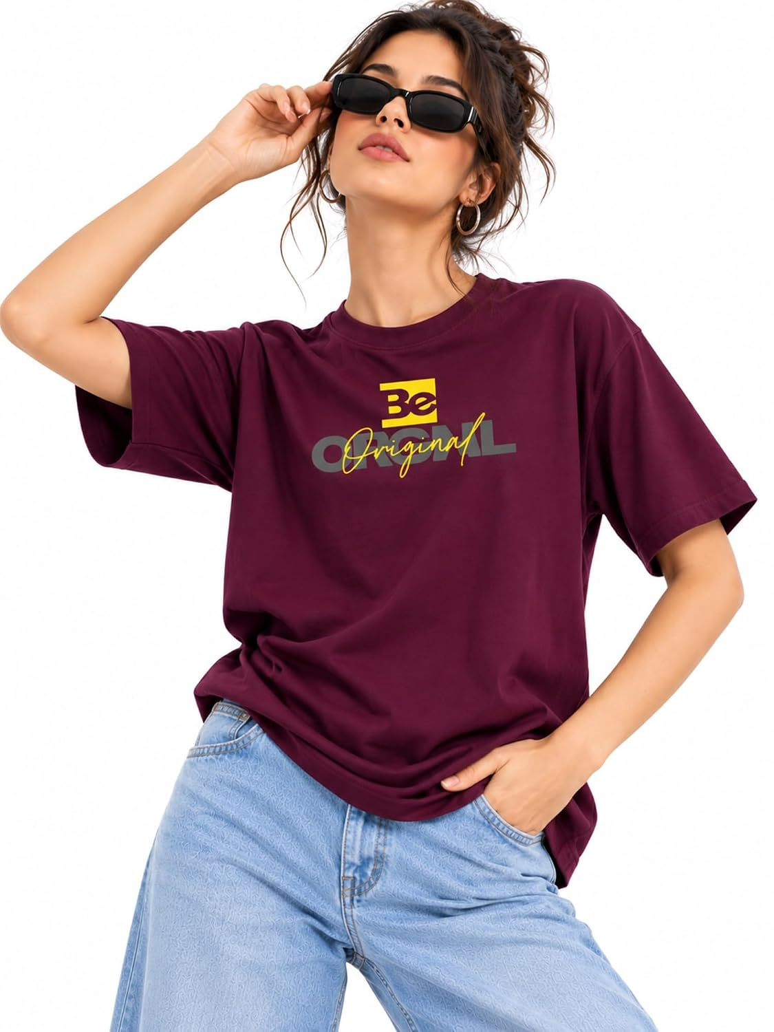 London Hills Women's Loose-Fit Graphic T-Shirt - Image 16