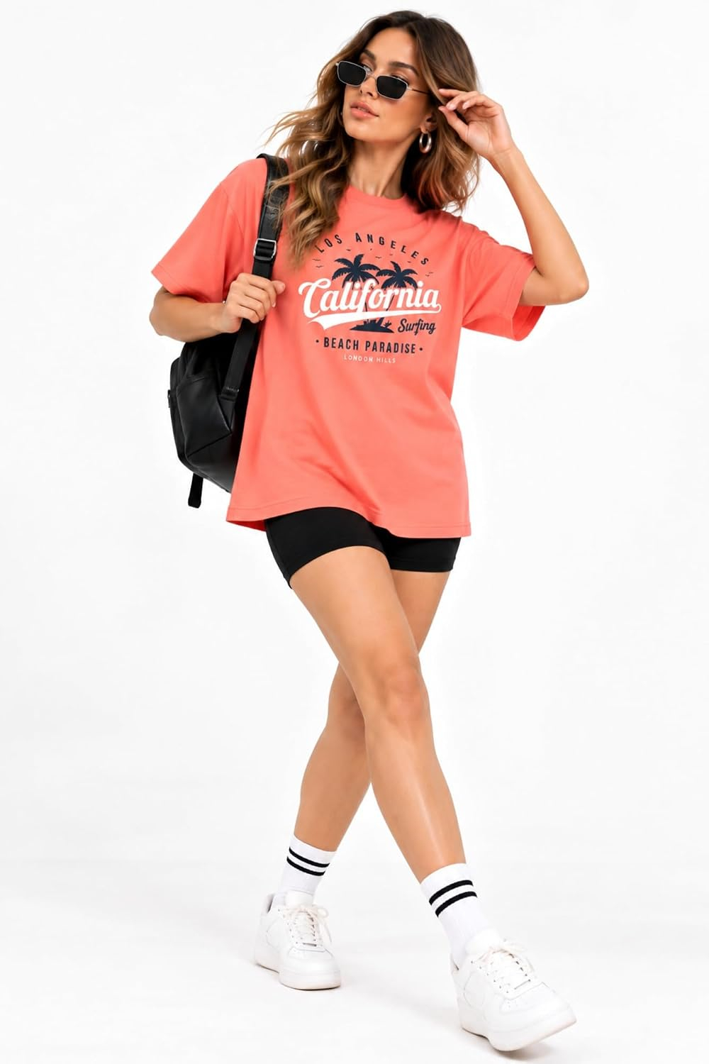 London Hills Women's Loose-Fit Graphic T-Shirt - Image 23