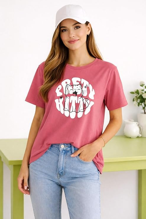 London Hills Women's Loose-Fit Graphic T-Shirt - Image 28