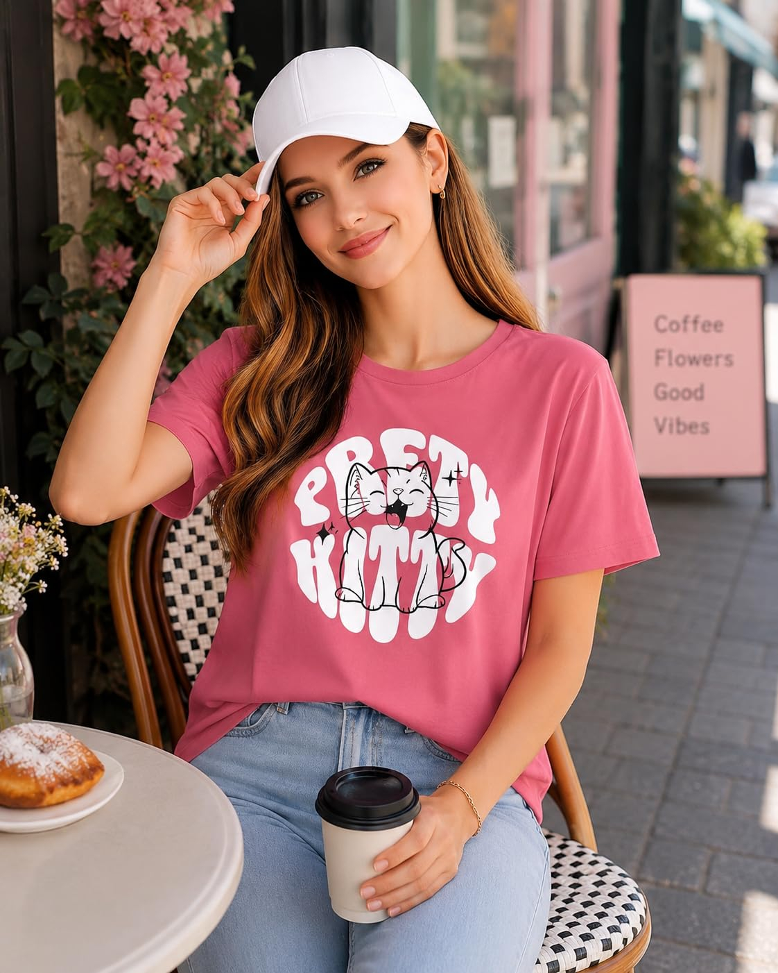 London Hills Women's Loose-Fit Graphic T-Shirt - Image 31