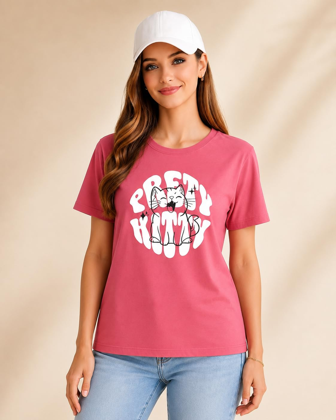 London Hills Women's Loose-Fit Graphic T-Shirt - Image 32