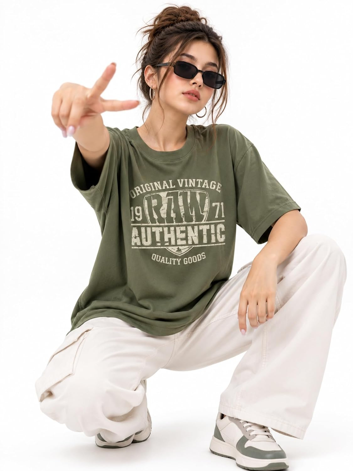 London Hills Women's Loose-Fit Graphic T-Shirt - Image 38