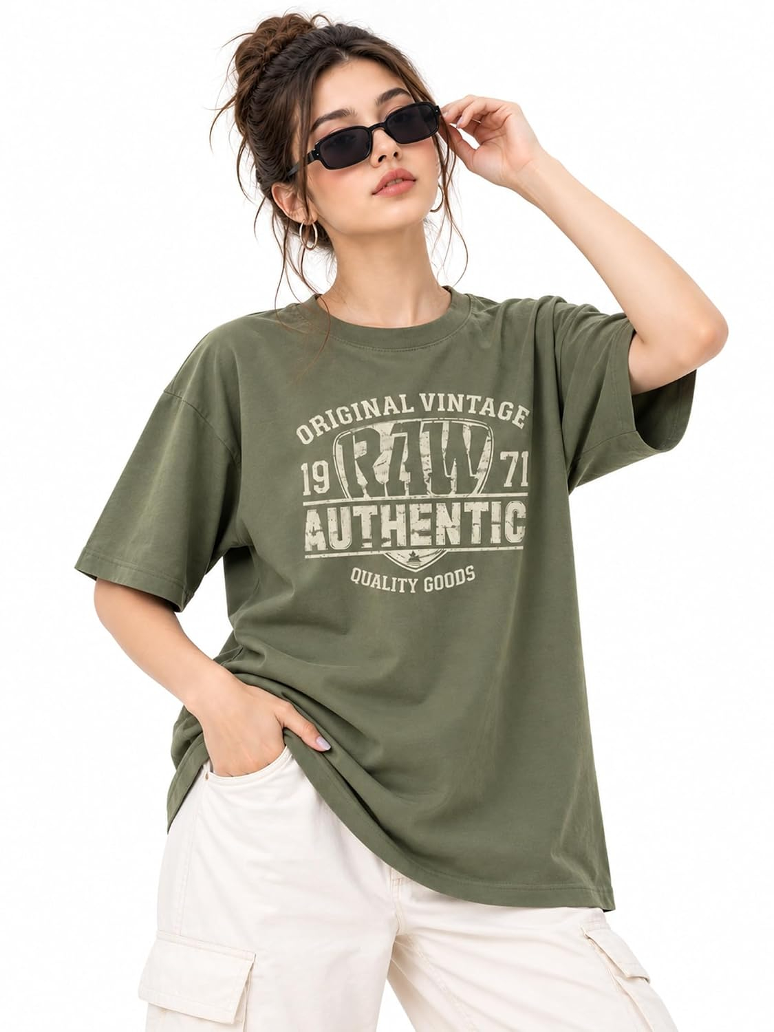 London Hills Women's Loose-Fit Graphic T-Shirt - Image 42