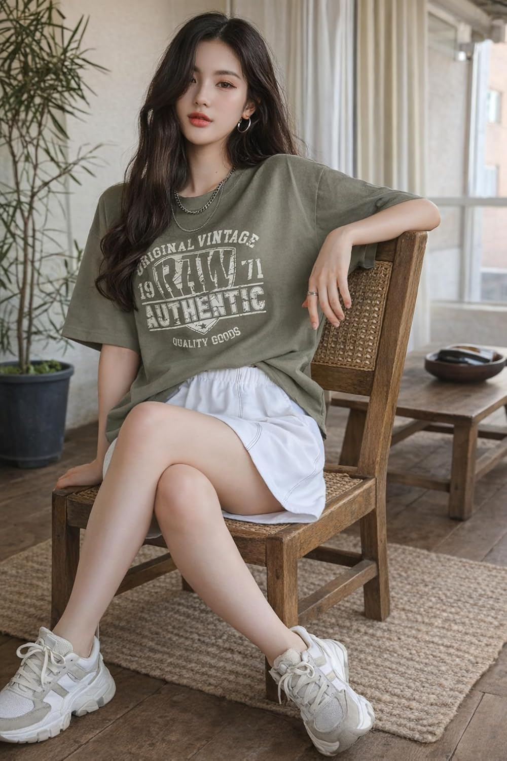 London Hills Women's Loose-Fit Graphic T-Shirt - Image 46