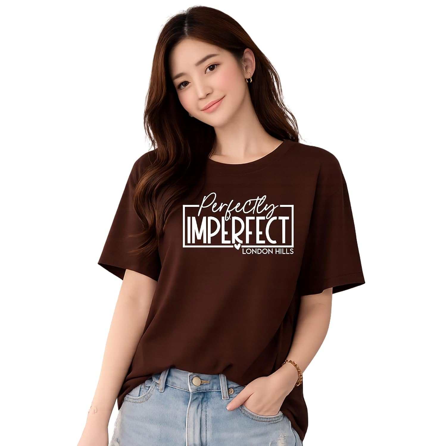 London Hills Women's Loose-Fit Graphic T-Shirt - Image 57