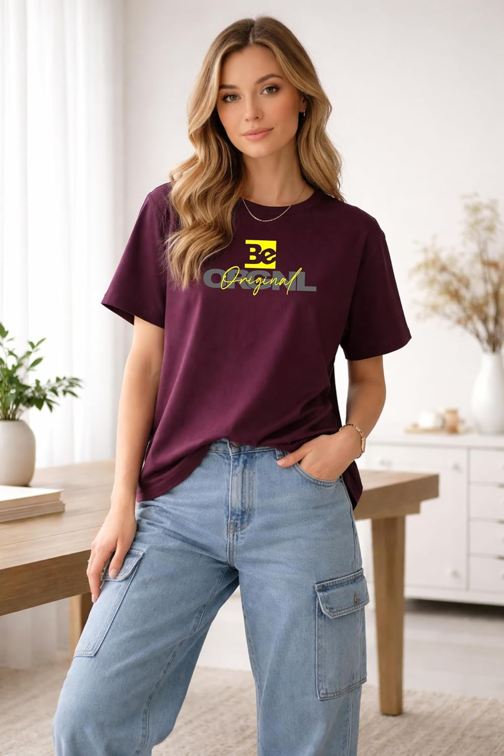 London Hills Women's Loose-Fit Graphic T-Shirt - Image 82