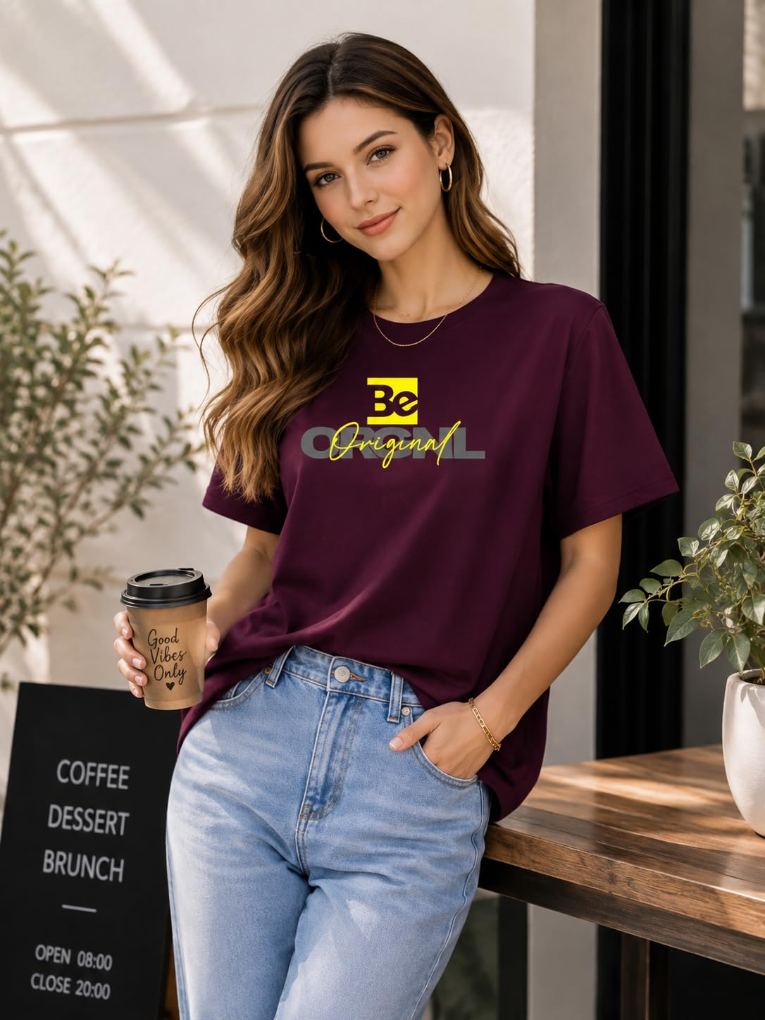 London Hills Women's Loose-Fit Graphic T-Shirt - Image 84